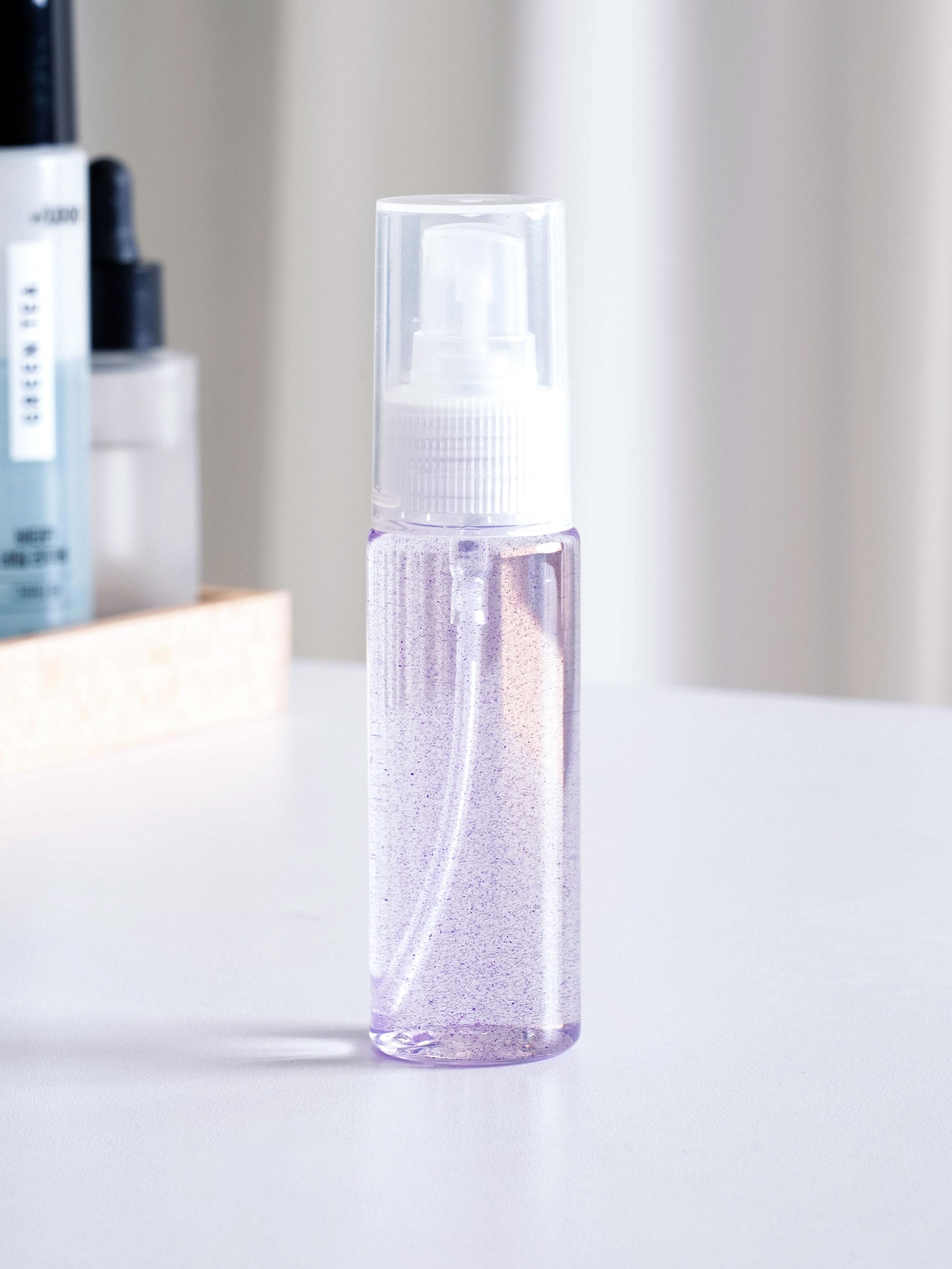 Round Spray Bottle 50ml - Portable Travel Mist Sprayer 1ea