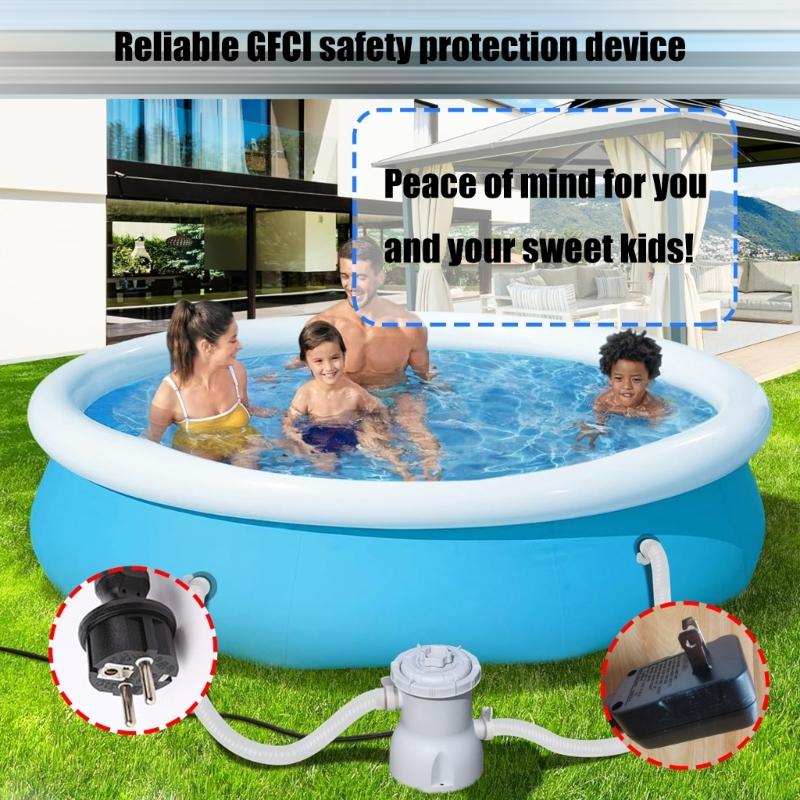 300GPH Pool Cartridge Filter Pump For Above Ground Pumps 110-220V Pool Water Filter Pump Pool Filter Cartridge Pump