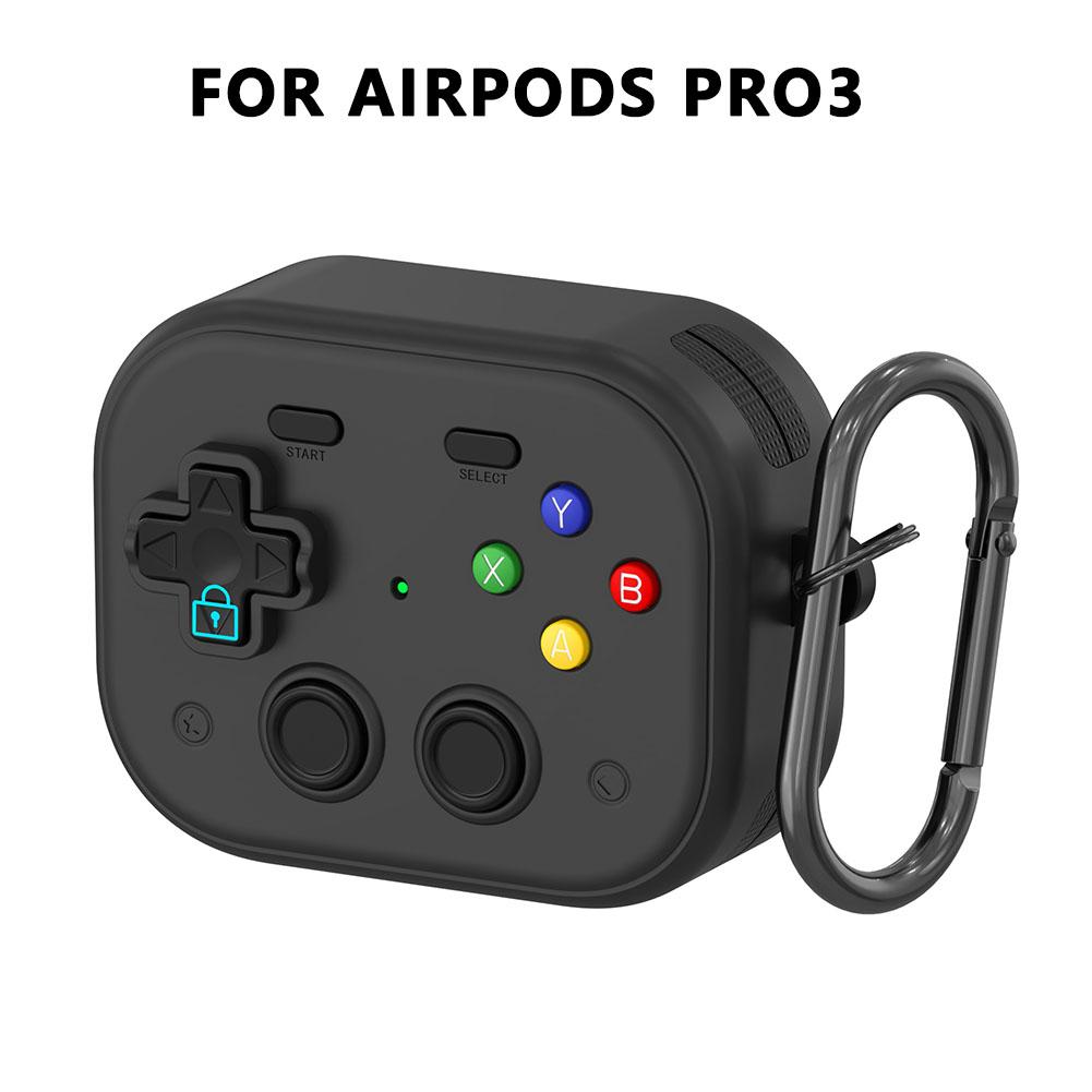 3D Game Console Protective Case For AirPods Pro 3 Cases Cover Liquid Silicone Design Earphone Protective Case With Cleaner Kit