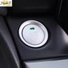 2PCS Silver Engine Start Stop Button+Ring Cover Trim For 2014+ Mazda 3 6 CX-5