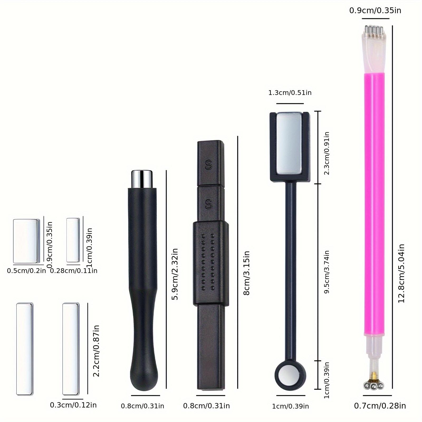 

8 шт. магнитов для нейл-арта «Кошачий глаз» для ногтей, магниты для гель-лака, ручки, инструменты для нейл-арта, градиентный омбре дизайн, магнитные палочки