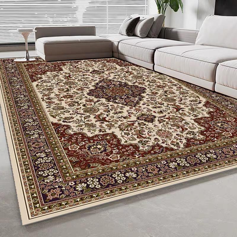 

Американский ретро-ковёр с имитацией кашемира с потертой спинкой для гостиной, дивана, журнального столика, домашнего коврика для спальни 400mm x 600mm