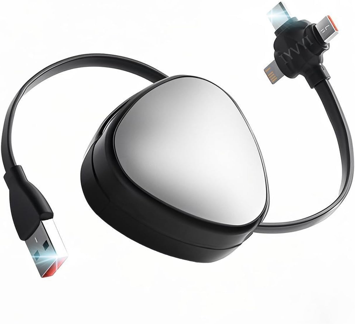 

Новая модель Данные Втягивающийся Зарядный Легкий и Втягивающийся Кабель для Micro Совместимый с и Различный Прочный и Втягивающийся [Кабель 2025]