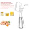 Rotary Plastic Kitchen Manual Baking Blender Cooking Tool Egg Beater Whisk Mixer