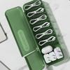 Cable Storage Box Organizer Charger Cord Storage Box with 7 Compartments Reusable Data Cable Storage Case for Home or Travel