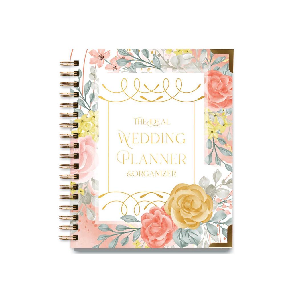 Hardcover Floral Wedding Planner - English Version