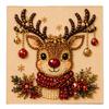 Set d'Arte Pittura con Perline Kit di Perle di Natale Fai da Te con Cornice in Legno, Artigianato Decorativo, Ghirlanda/Decorazioni da Tavolo Babbo Natale/Albero di Natale/Calza/Alce
