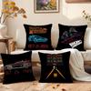 B-Back To The F-Future Cushion Cover Premium Comfort Reversible Pillow Cove -Two In One Design for Any Room & Car Interior