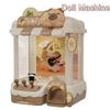 Non-toxic DIY Automatic Doll Machine Kids Coin Operated Play Game Mini Claw Catch Toys Crane Machines Music Doll for Christmas Gifts