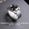Correa de Reloj de Acero Inoxidable Malla Milanesa 19/20/21/22mm Pulsera Para Correa Longines Plana Para Hydroconquest Master Collection