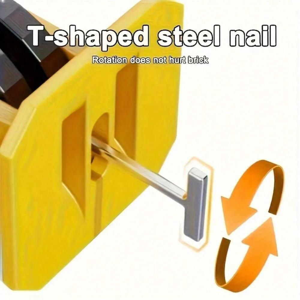 Multisize Tile Leveling Kit (1-3mm) - 100PCS Reusable Spacer Clips for Ceramic Floor Installation