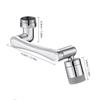 1080° Universal Rotation Faucet Sprayer Head 22/24mm Adaptor Washbasin Faucet Extender Aerator Bubbler Nozzle Kitchen Tap