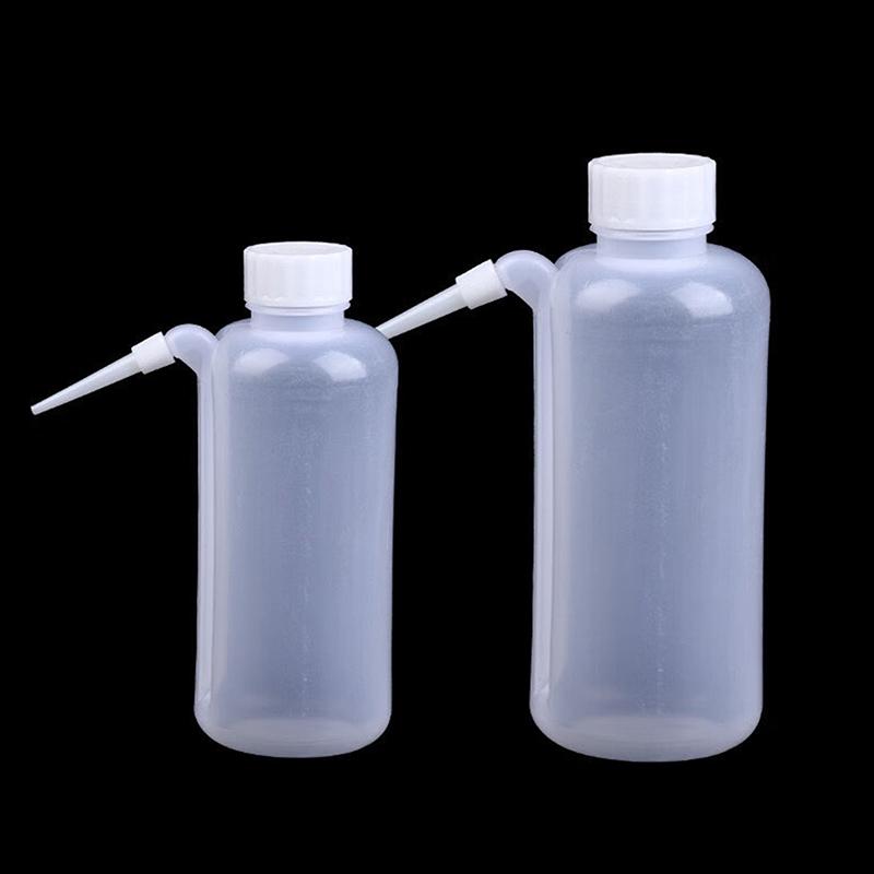 1 Stück 500ml/250ml Multifunktionale Kunststoff-Waschflasche PE Spritzflaschen Waschen Gewaschene Behälter Nachfüllbar Leer Sicherheit