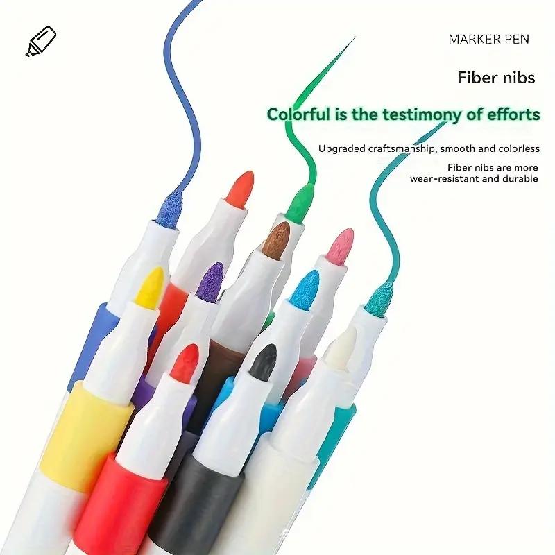 12 Random Colors Acrylic Paint Markers Set Painting Decoration Craft Tools for Artists And Crafters