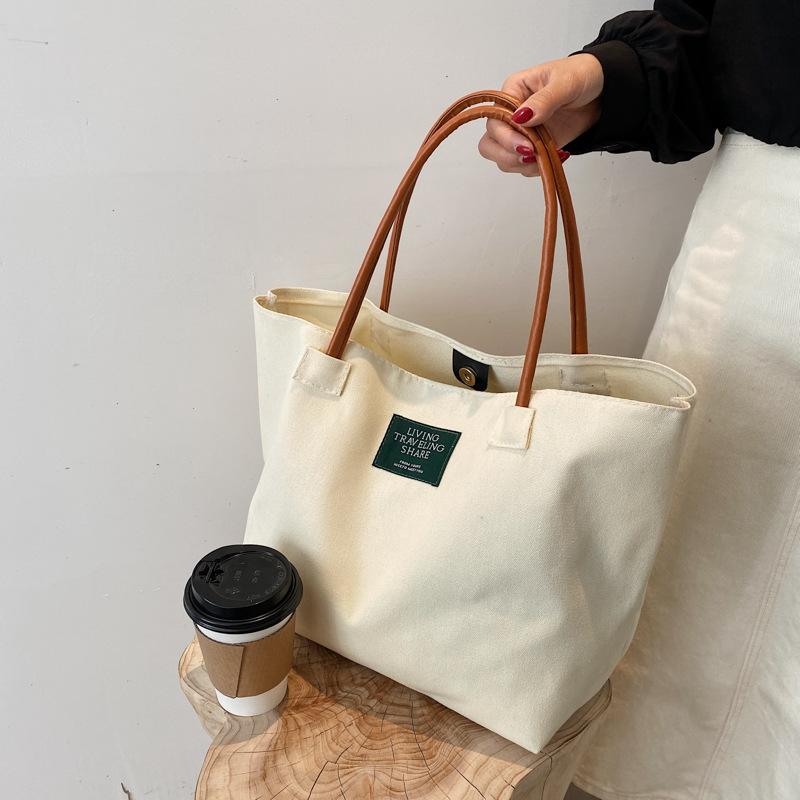 This Year's Popular Tote Bag New Fashion Casual Design Crossbody Bag Women's Canvas Bag Student Fashion Bag