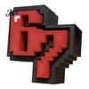 Novelty Desk Gift 3D Printed 67 Clicker Fidget Toy, Pixel Art Decor, Stress Relief Sculpture with Toy Solid Base, for Office Home Fun Gamers