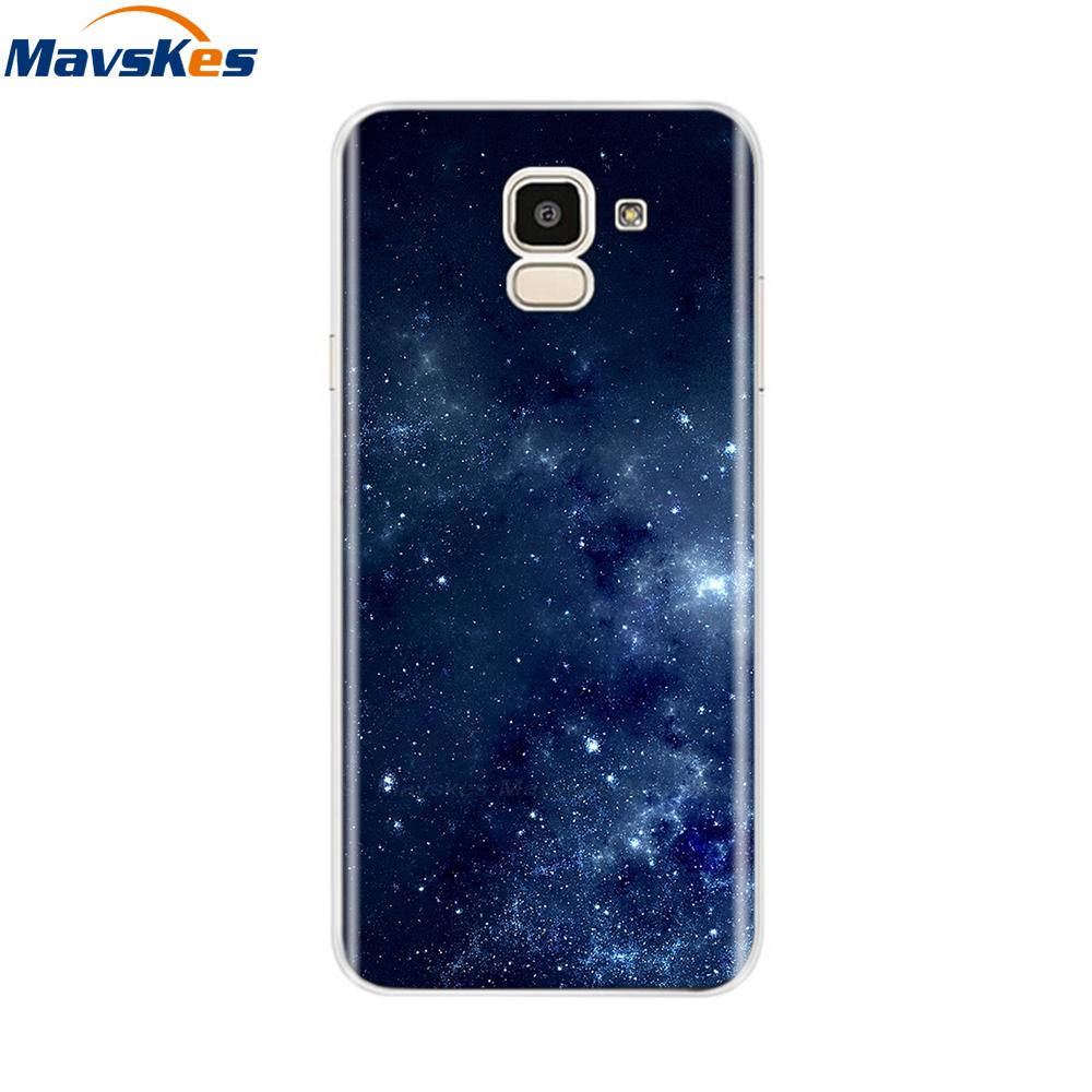 For Samsung Galaxy J6 2018 Case Soft TPU Silicone Back Cover sFor Coque Fundas Samsung J6 2018 J6 Plus 2018 Soft Phone Cases