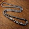 Men's Retro Italian Fox Tail Necklace - Minimalist and Rugged Chain.