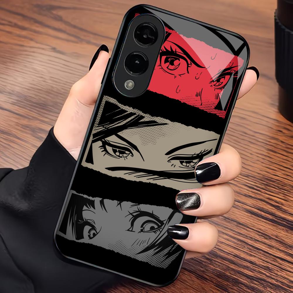 Ninjutsu Anime Exquisite Luxury High-end PhoneCase Glass PhoneCase for Samsung Galaxy S26 S25 S24 S23 S22 S21 FE Ultra Plus
