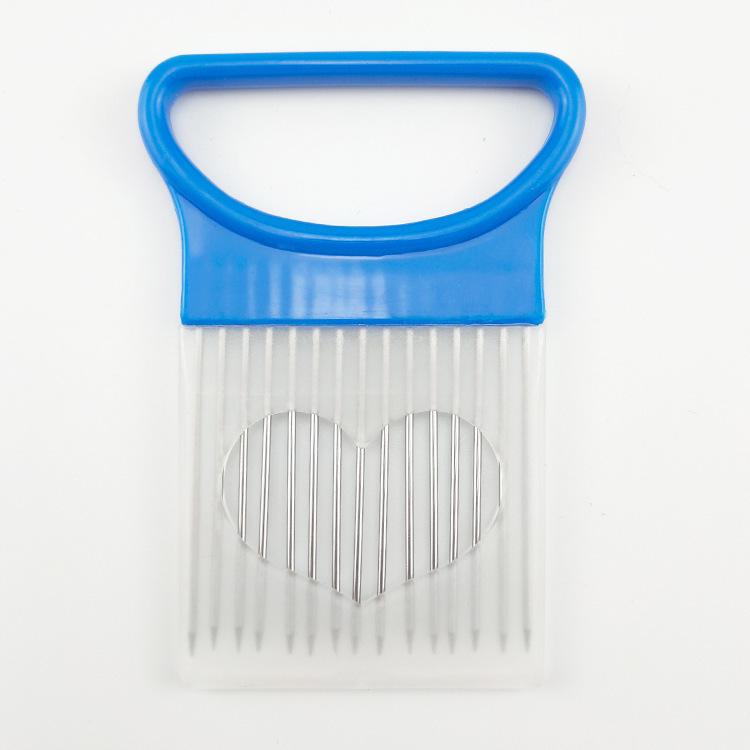 304 Stainless Steel Onion Holder & Meat Tenderizer - Vegetable Slicer Kitchen Tool
