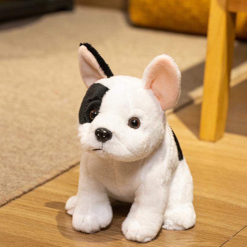 

Cute simulation French bulldog doll plush toy puppy dog doll child companionship soothing doll 21cm