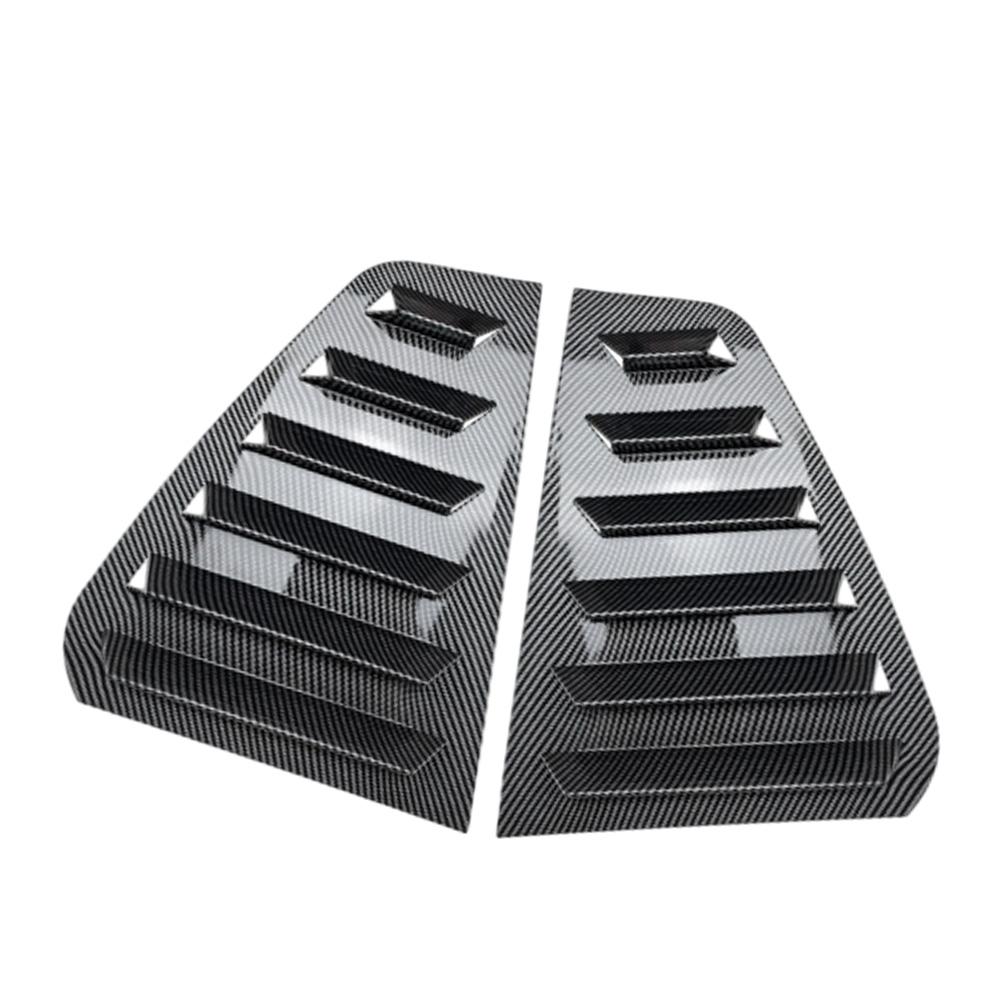 Pair Rear Side Window Trim Spoiler for Volkswagen VW Golf 6 MK6 2008-2012 Window Shutter Cover Louver Air Vents