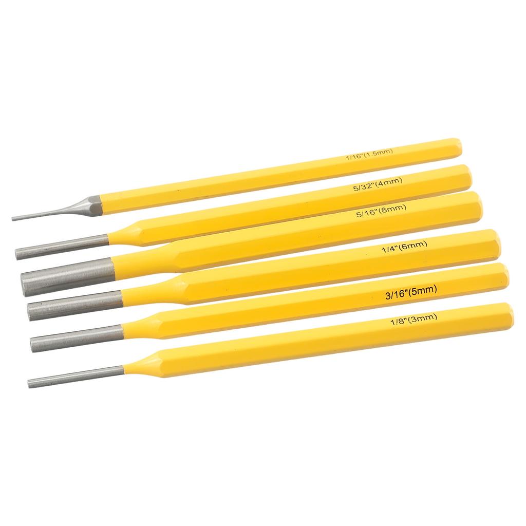 Drill Chisel Drive Punch Set Carpenters Removing Replacement Woodworking Accessories Cylinder Hand Tools Parts