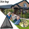 Outdoor Camping Kitchen Hanging Net Kitchen Foldable Storage Bag Cookware Drying Net Triangular Drying Net Dry Food Organizer