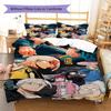 Sakamoto Days Pattern Bedding,Quilt Set Quilt Cover Pillowcase Home Birthday Gift (1 * duvet cover + 2 * pillowcase, without core)