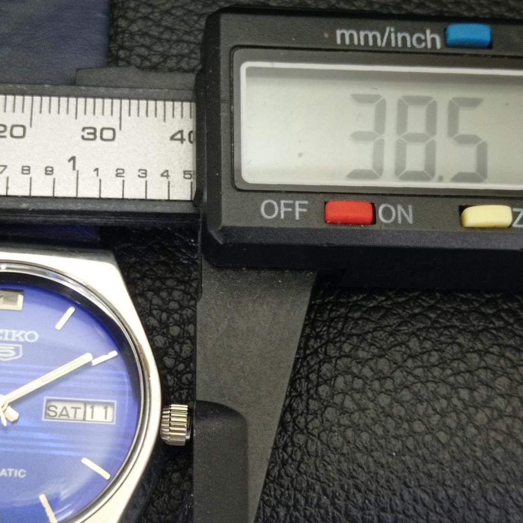VINTAGE SEIKO 5 AUTOMATIC 6309A JAPAN MENS BLUE COLOR DIAL WATCH a701530-5 R206b-a701530