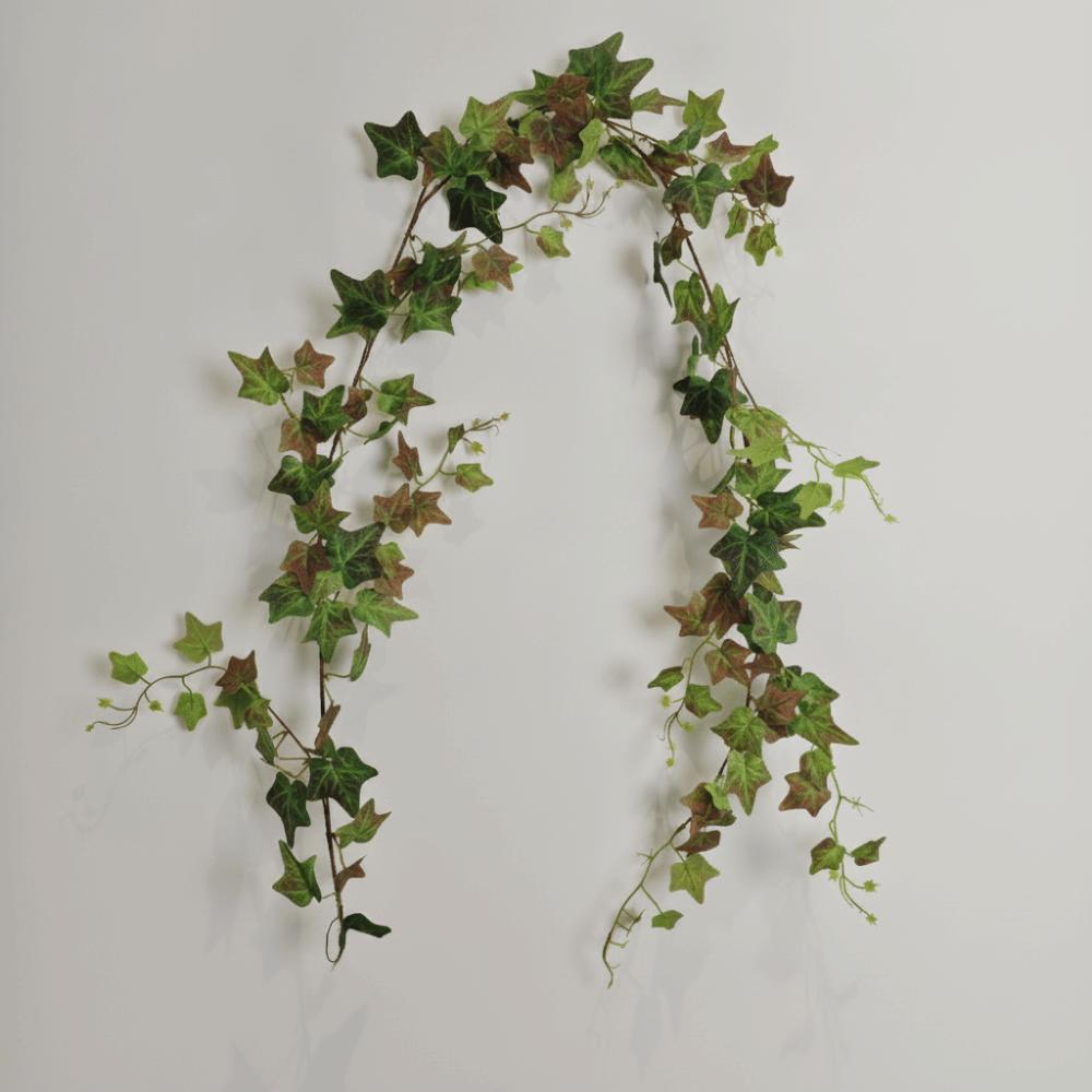 1.8m Length Artificial Ivy Vine Single Strand Grape Leaf Vine Hanging Display зелёный