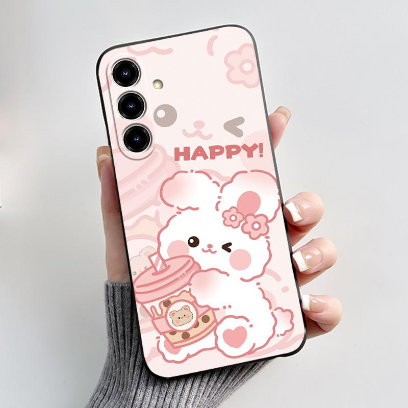New Design Phone Case For ZTE Blade V80 Max/Nubia V80 Max Jelly Black Anti-scratch Soft Casing Colorful Rosy Cloud Pattern Shell