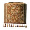Jacquard Tischläufer Läufer, Vintage Floral Elegant Dekorativ mit Quasten für Esstisch Zuhause Party Dekor Hoch