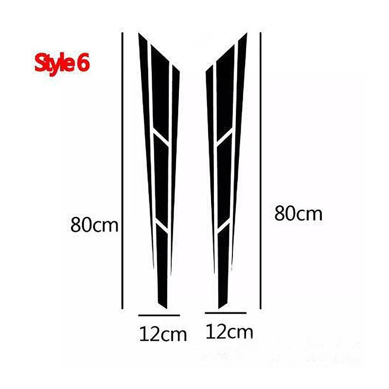 Various Styles Hood Cover Stripe Sunscreen Car Stickers Auto Sport Vinyl Film Cover Scratches Refit Automobile Styling Decals