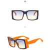 Women's sunglasses, men's and women's fashion square large-frame sunglasses
