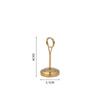Cute Stainless Steel Round Photo Clip Elegant Note Clamp Stand  Restaurant Table