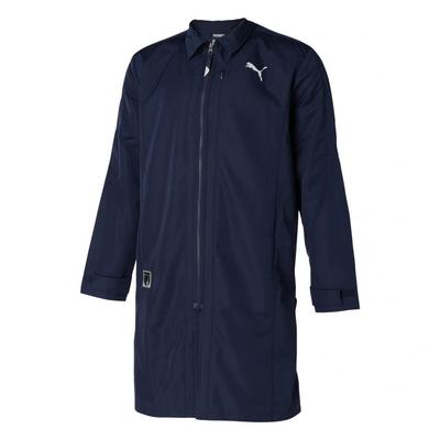 Casaco Masculino Azul Marinho Acolchoado Tamanho Longo, Roupa Esportiva, M,