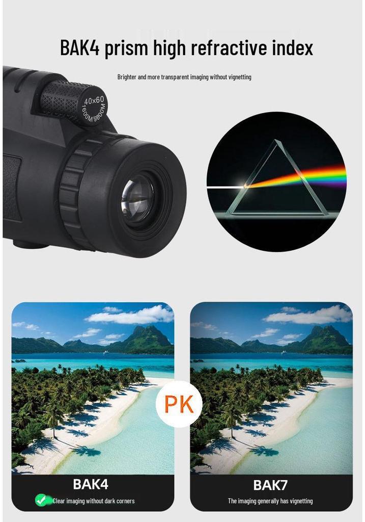 HD Night Vision Professional Telescope for Outdoor and Concert Use