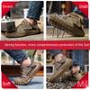 Labor Insurance Shoes, Smash-proof and Puncture-proof Men's Steel Baotou Safety Protective Shoes