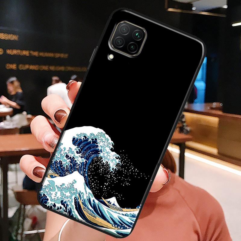 The Great Wave Off Kanagawa For Huawei Honor X8a X7a X9a X8 50 70 90 Lite Magic5 Pro P20 P30 P40 P50 P60 Nova 9 5T Case