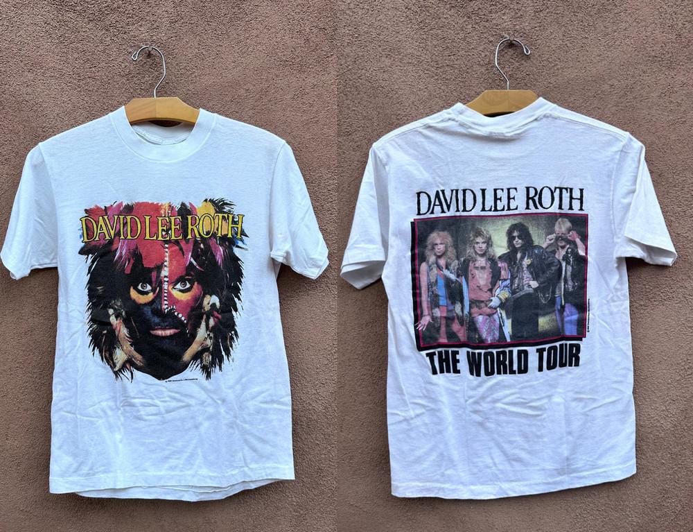 

David Lee Roth 1986 World Tour 2sides Tshirt S to 5XL UR618 Unisex T-Shirt XXL