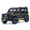 Model de mașină Benz G550 la scară 1/24 de jucărie, mașină de jucărie cu tragere înapoi cu sunet și lumină pentru copii, copii mici, băieți, fete, colecție de cadouri