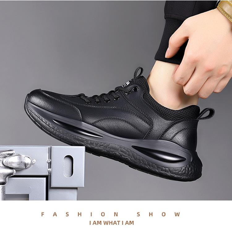 Men's Trendy Casual Sports Leather Shoes - Autumn/Winter 2024 Fashion Collection