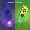 Handle Game Controller Compatible with Nintendo Switch, Wireless Controller with Double Vibration, Wake-Up/Screenshot/Motion Control