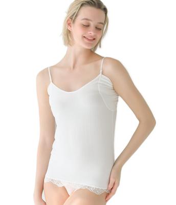 Peach John Coolish Achselschweiß Camisole Größe kühlend zu dem mit Schweiß Sommer (mit Pads), Weiß, klein. [Feuchtigkeitsableitend, schnelltrocknend, Haptik,