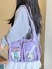 Women's Transparent Shoulder Doll Bag for Daily Commute - Small Crossbody Backpack