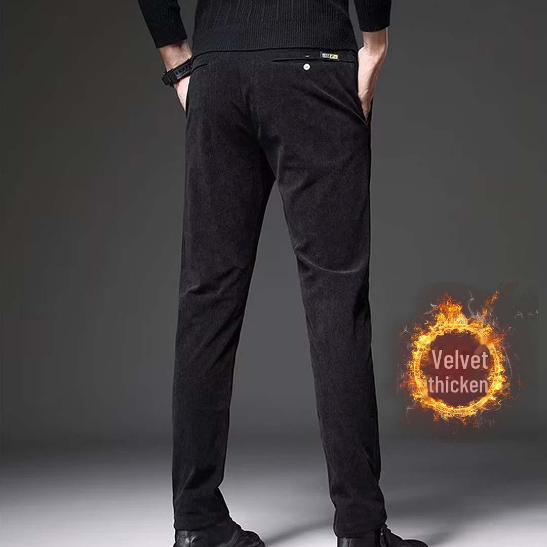 

Мужские повседневные брюки Boao из бархата, осень 2024 года — модные, универсальные, прямые 34