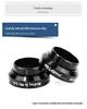 RISK 34mm Straight Tube Headset with Cane Creek Bearings for 28.6mm Fork Road/Fixed Gear Bikes