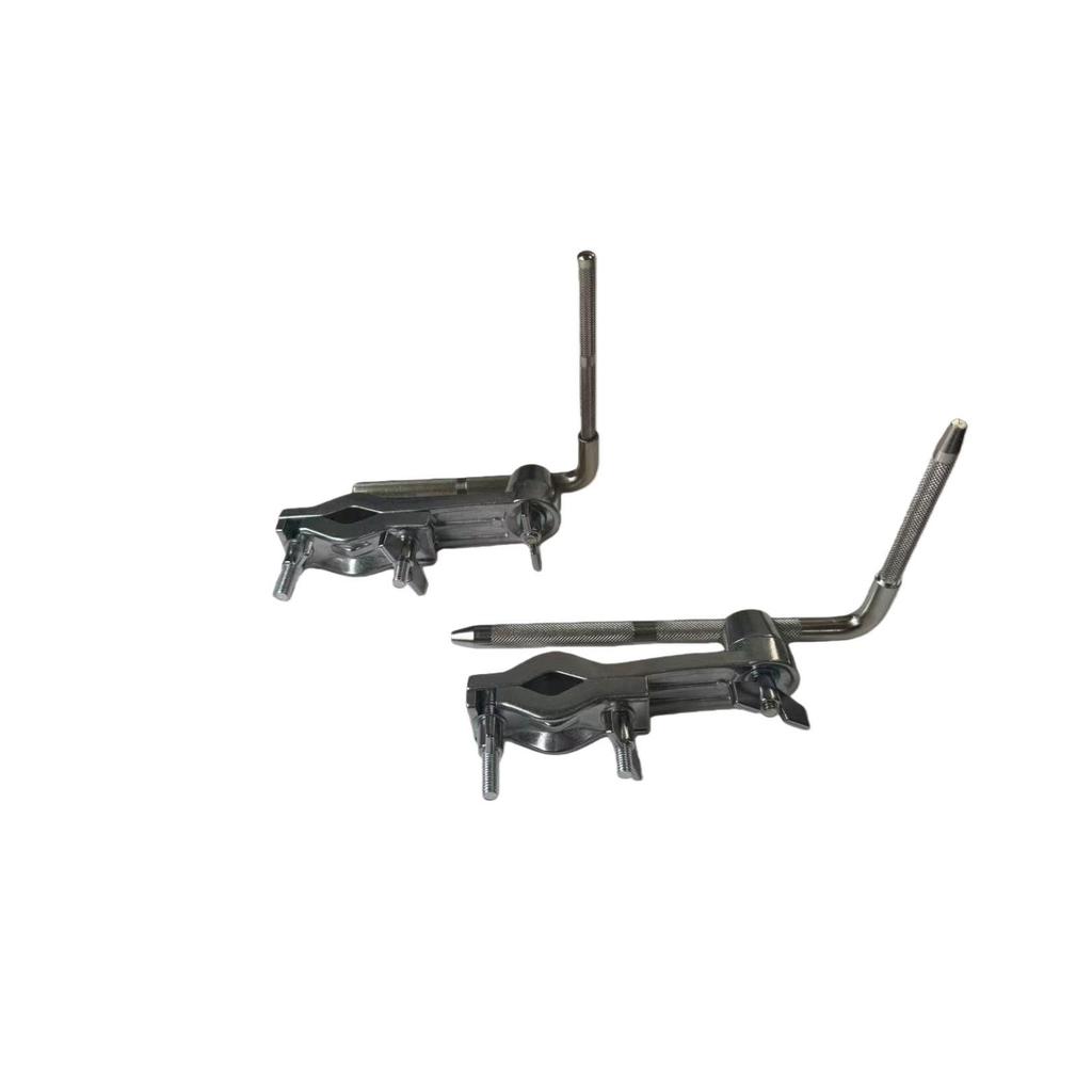 Multi-functional Cowbell & Small Drum Extension Mount with Thickened L-Rod for Jazz Drum Accessories
