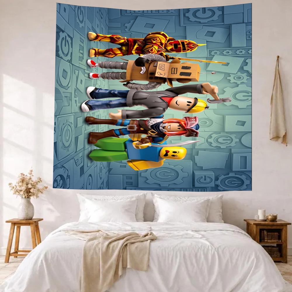 Roblox Wall Decor Tapestry Art For Pet Memorial Birthdaywedding Party Backdrop Family Gift